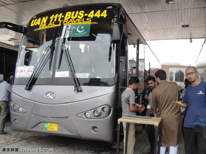 金龙客车在巴基斯坦