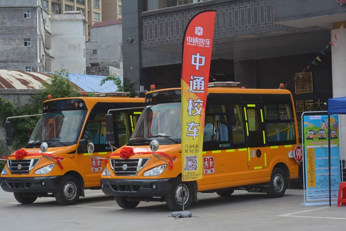 在广西，中通5.3米其有校车成功走向市场