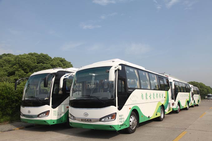 内蒙古蒙都旅游客运有限责任公司购买的海格客车