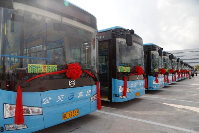 259辆金旅新能源公交车正式交付厦门公交