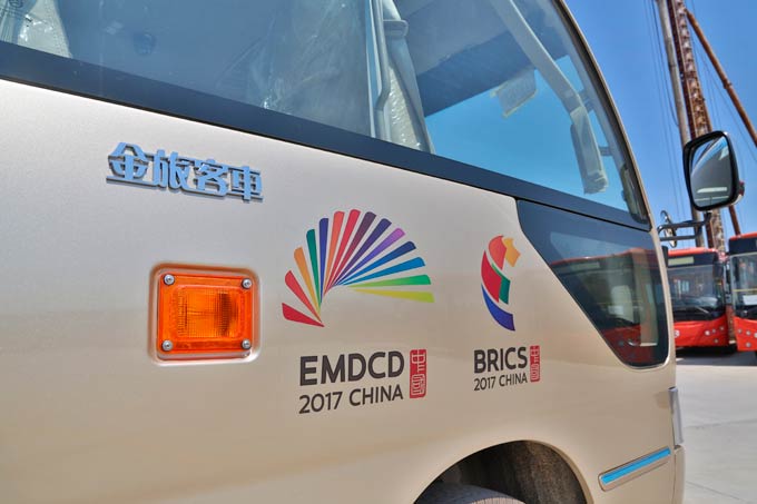 金旅考斯特商旅领航版将服务厦门金砖会晤