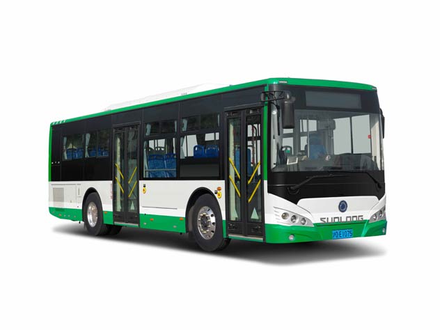 申龍slk6109油電混合動力公交車