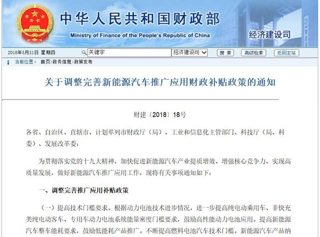 补贴政策