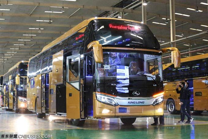 213辆金龙客车豪华大巴如约远赴沙特